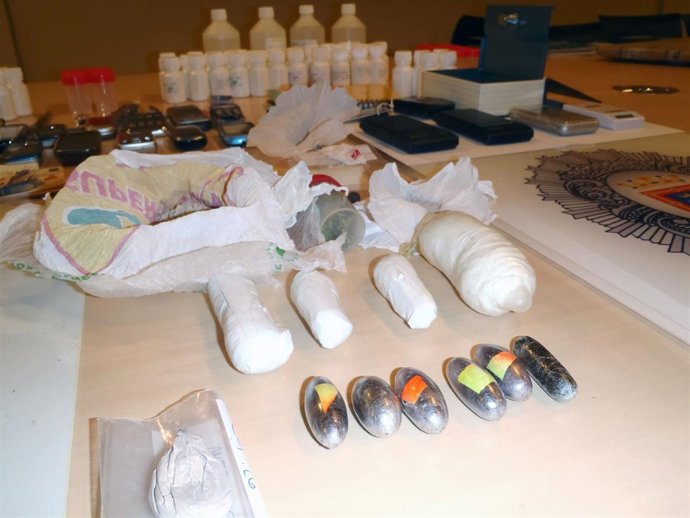 En total se han incautado 290 gramos de heroína