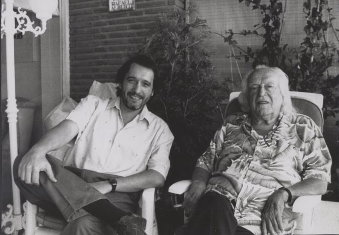 Enrique Llopis y Rafael Alberti