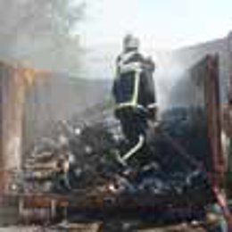 Trabajo de los Bomberos de la Comunidad