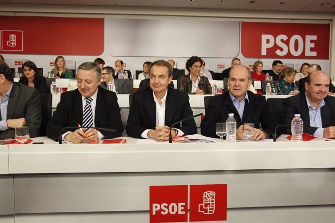 Zapatero en el Comité Federal del PSOE