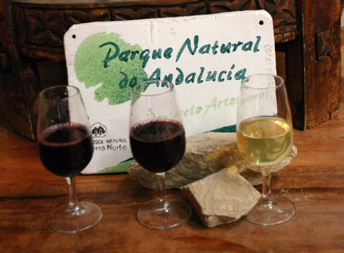 Muestras de productos certificados con marca de Parque Natural de Andalucía