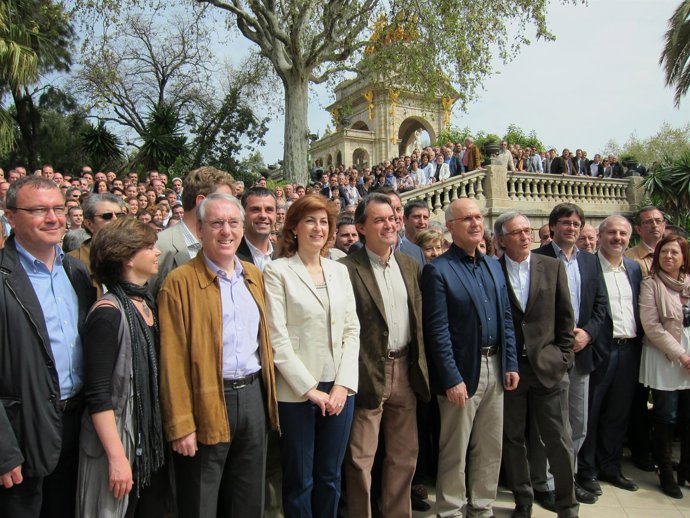 'Dia de CiU' en el Parque de la Ciutadella de Barcelona