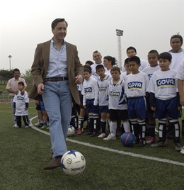 El viceconsejero de Inmigración y Cooperación, Gabriel Fernández Rojas, en la 'M