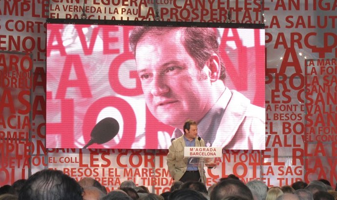 Jordi Hereu, alcalde de Barcelona