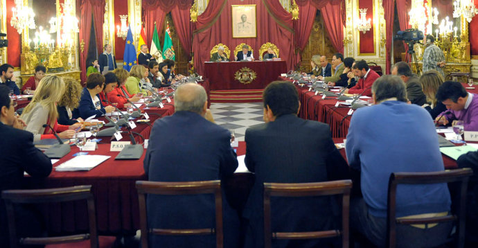 Pleno extraordinario de la Diputación Provincial de Cádiz