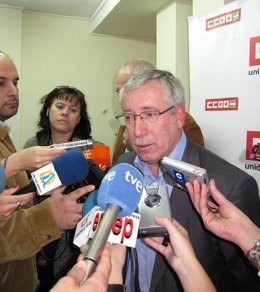 El secretario general de CCOO, Ignacio Fernández Toxo