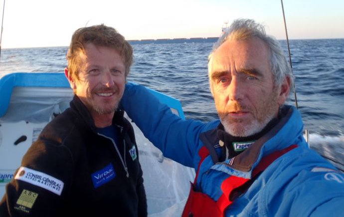 Regatistas del 'Virbac-Paprec 3' 