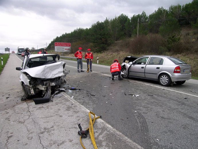 Accidente mortal registrado en marzo en Navarra.