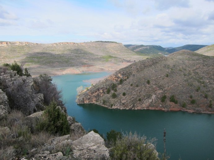 Uno de los embalses de la Cuenca