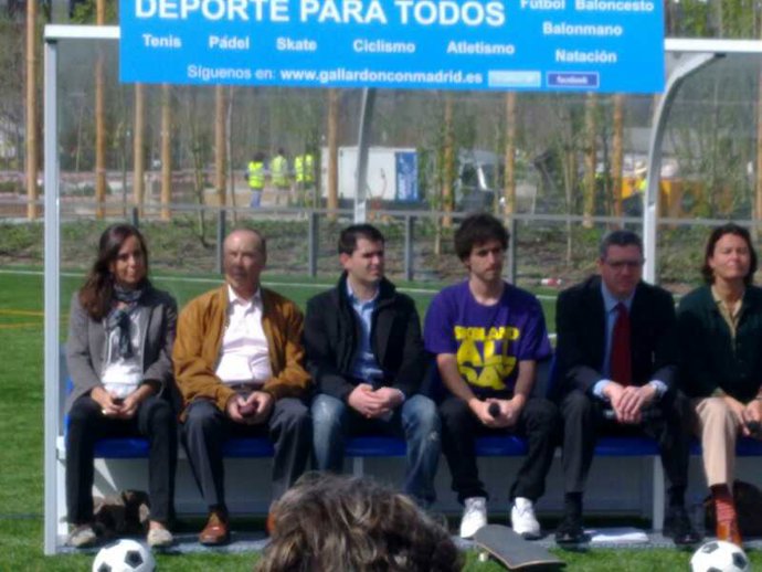 Gallardón apoyando el deporte