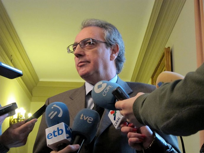 El presidente del Gobierno de Navarra, Miguel Sanz.