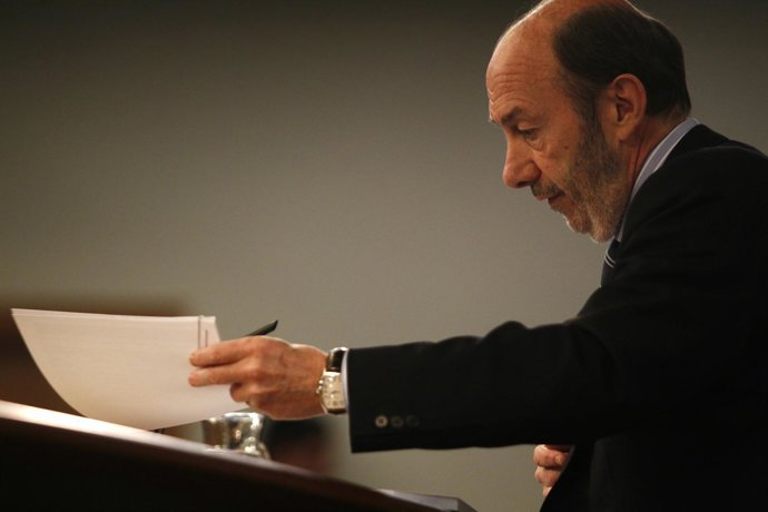 Alfredo Pérez Rubalcaba, en el Consejo