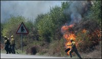 Imputado un vecino de Betanzos (A Coruña) por un delito de incendio forestal
