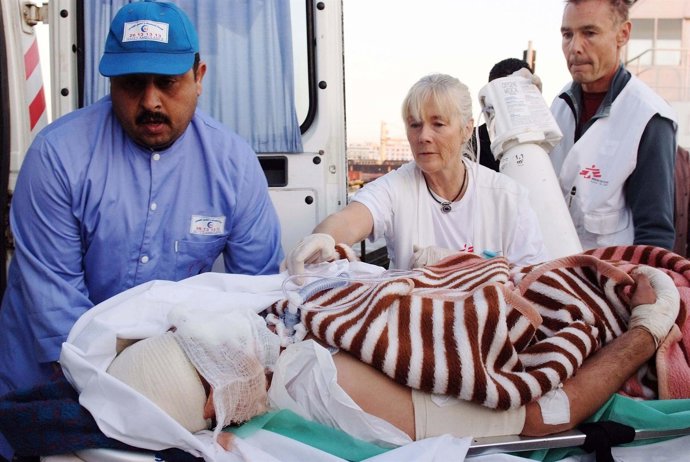 Ataque de Gadafi en Libia