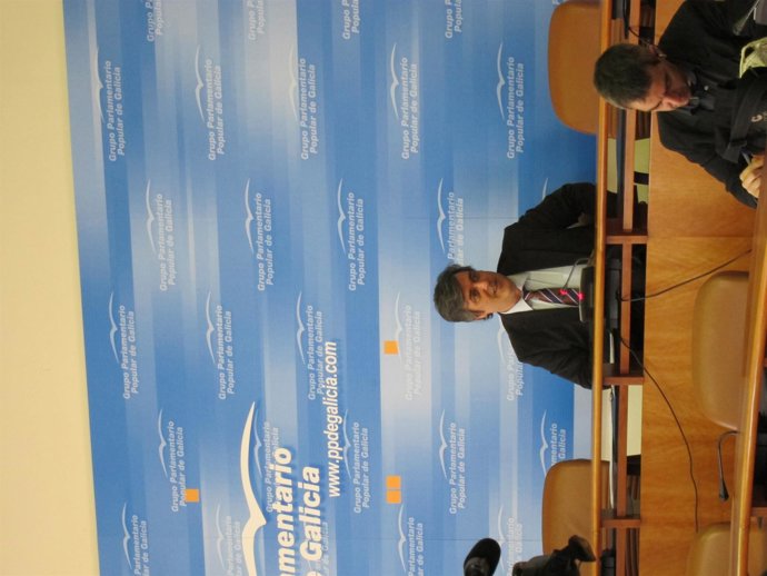 El portavoz parlamentario del PP, Pedro Puy