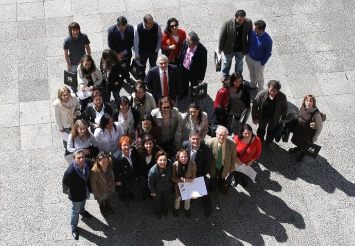 Detalle de los asistentes al acto de entrega de premios