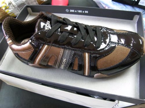 Un zapato de la marca GEOX contaminado con dimetilfumarato