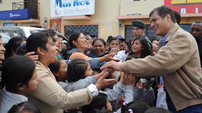 El presidente ecuatoriano, Rafael Correa.