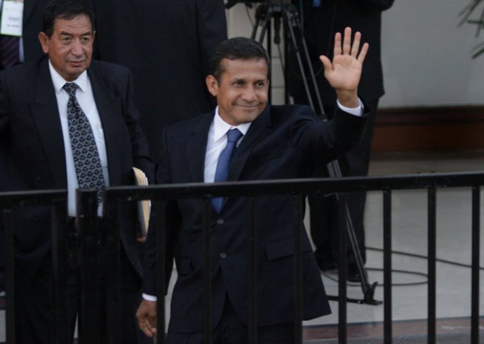 El candidato a la Presidencia de Perú Ollanta Humala.