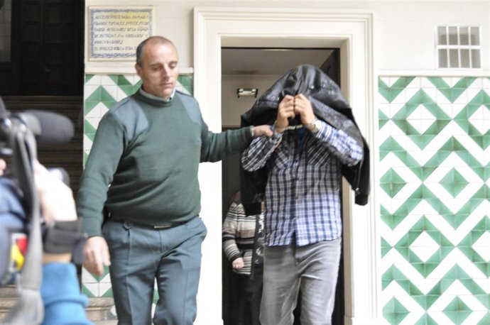 Marcos Jiménez, a la salida de la Audiencia