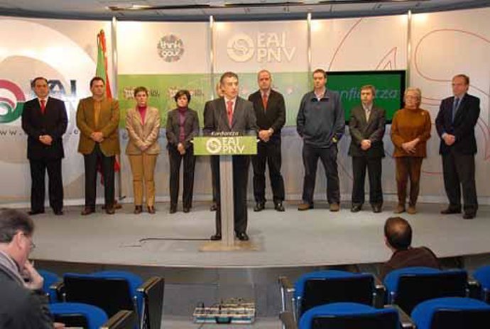 Urkullu en un acto del PNV