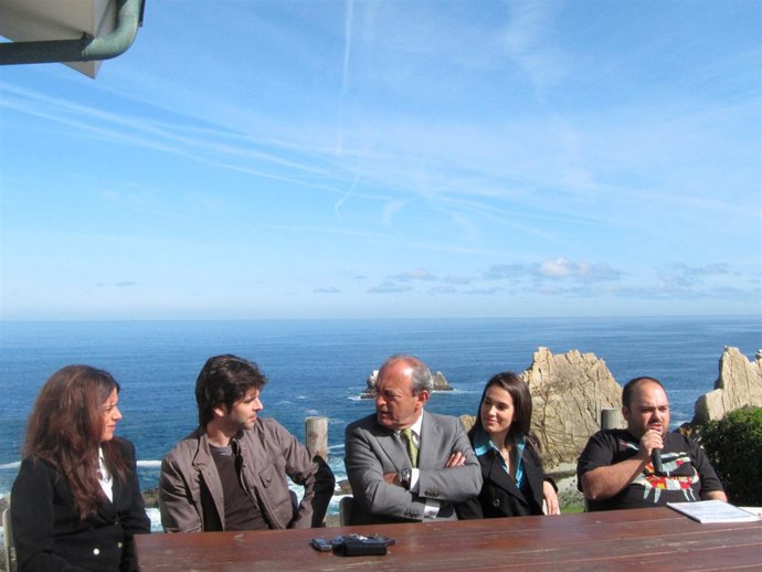 Eduardo Noriega y el resto de actores de 'Homicidios' ruedan en Cantabria