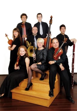 Los integrantes del Octeto de la OSCyL