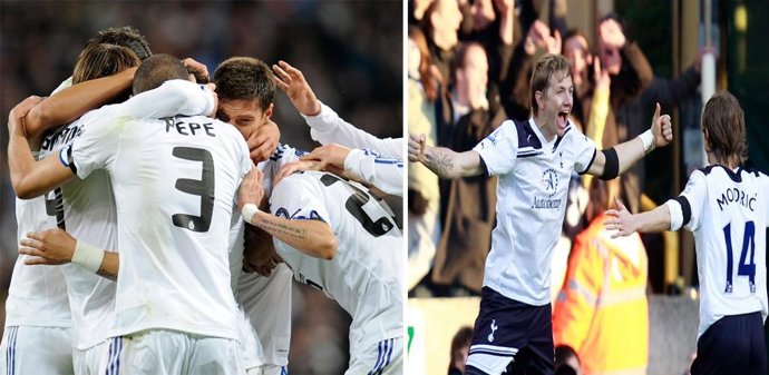 Montaje Real Madrid-Tottenham