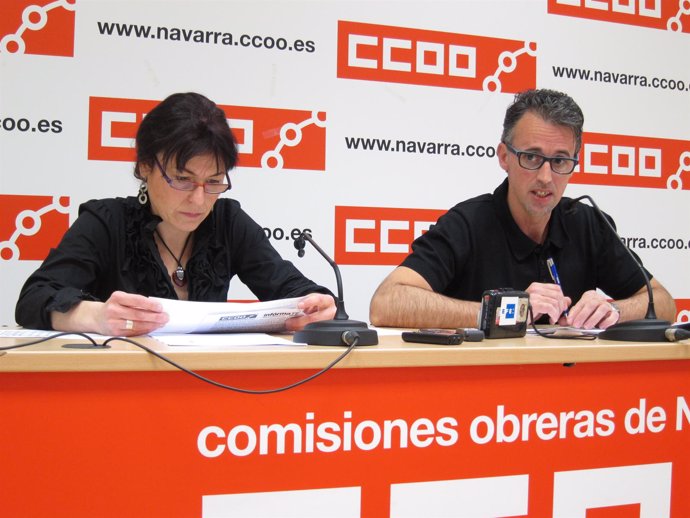 La secretaria de Comunicación de la Federación de Enseñanza de CCOO de Navarra, 