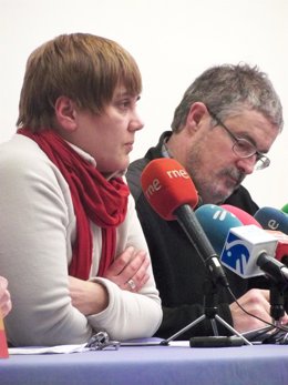 Ainhoa Etxaide y Adolfo Muñoz