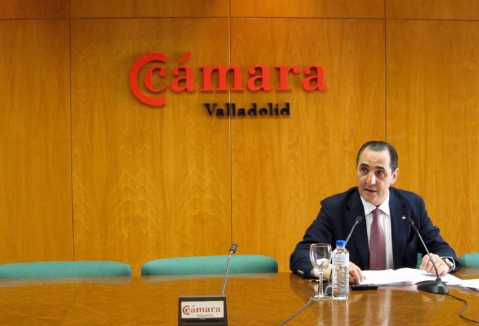 El presidente de la Cámara de Comercio de Valladolid, José Rolando Álvarez