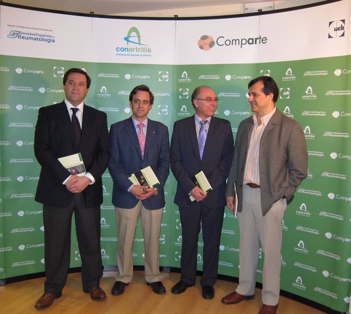 De izda a dcha: Carlos Cara, Manuel Romero, Antonio I. Torralba y Santiago Muñoz
