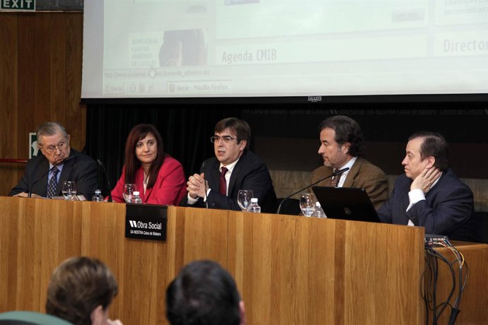 Antich durante la inauguración del forum