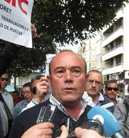 El presidente del comité de empresa de Foret en Huelva, Francisco Ruiz.