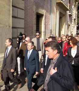 Luna a su llegada al TSJCV