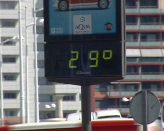 Sol y altas temperaturas en Valencia