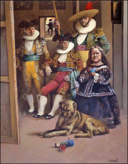 Dibuja que ilustra el cartel de la Feria de San Isidro