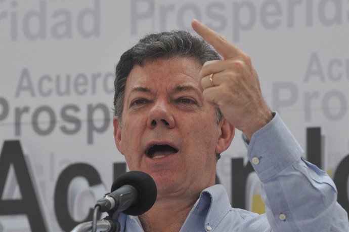 El presidente colombiano, Juan Manuel Santos.