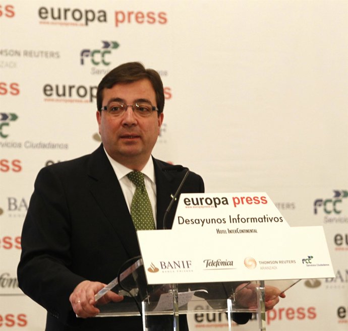 Presidente de la Junta de Extremadura, Guillermo Fernández Vara