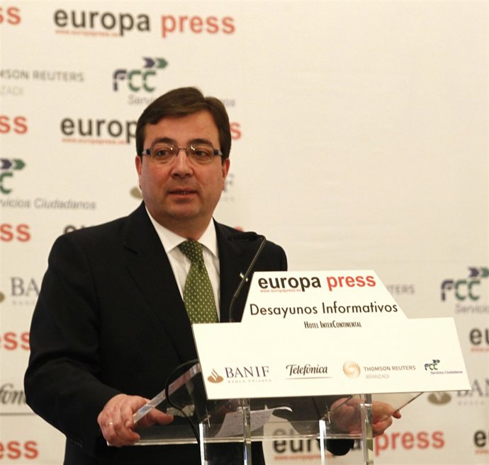 Presidente de la Junta de Extremadura, Guillermo Fernández Vara