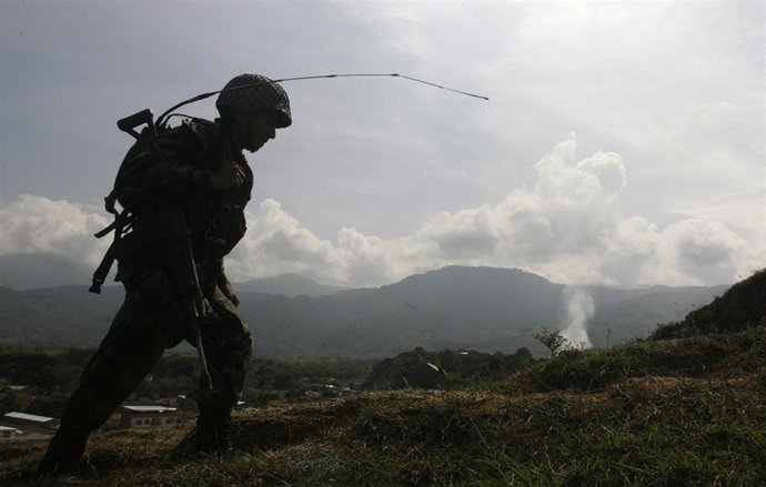 Soldado en Colombia