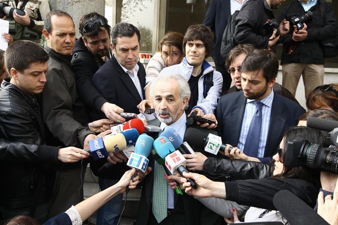 Abogado de Álvarez Cascos, en los juzgados de Plaza de Castilla