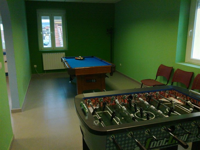 Sala de juegos del centro de ocio