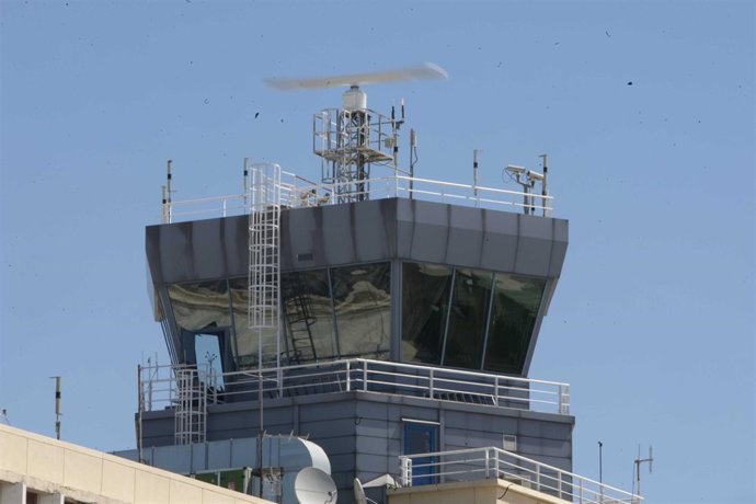 Torre de control en Barajas
