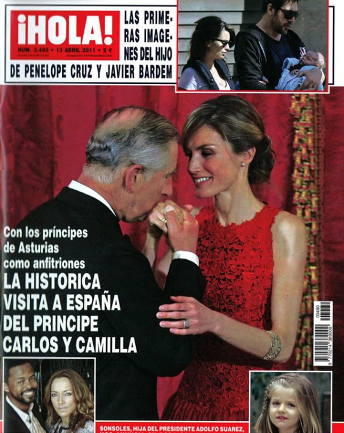 El Príncipe Carlos de Inglaterra y la Princesa de Asturias en la portada de la r