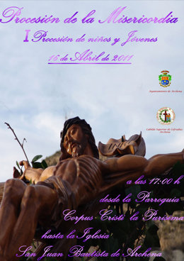 Cartel procesión infantil Archena