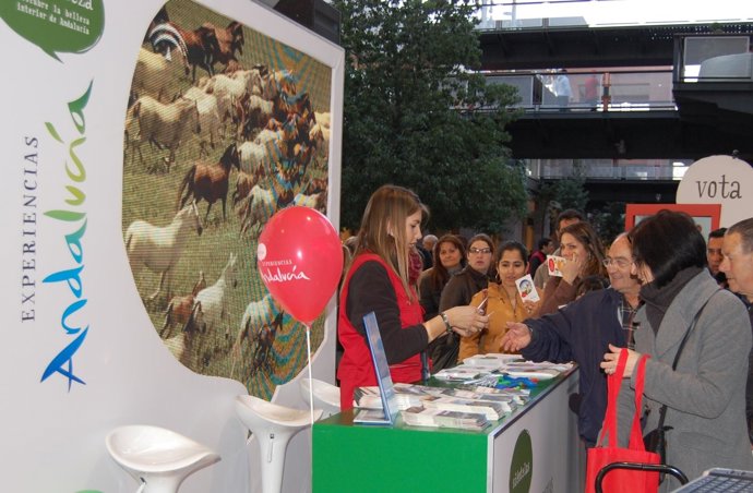 Acción de promoción realizada en Barcelona por la Junta de Andalucía en marzo