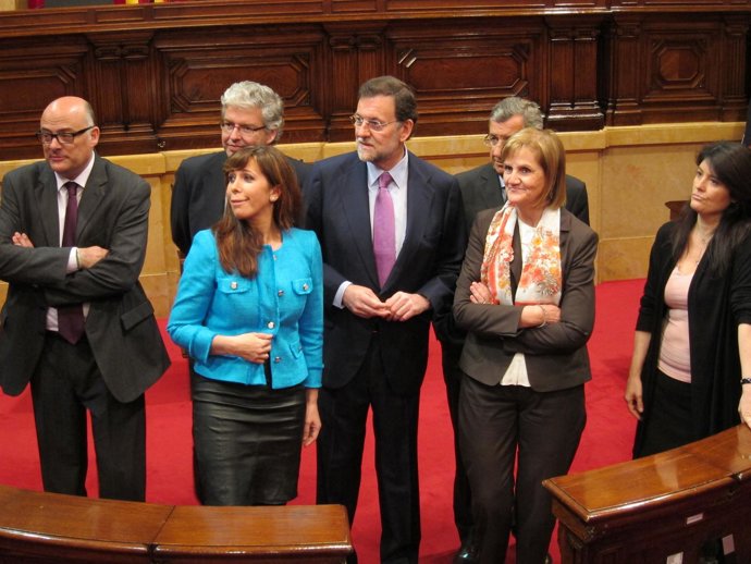 Mariano Rajoy en el Parlament