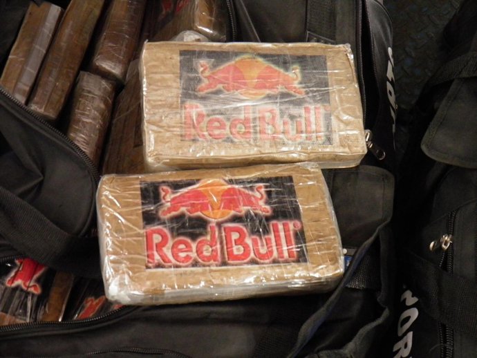 Imagen de droga interceptada