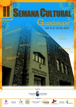 Cartel de la Semana Cultural de Guadalupe
